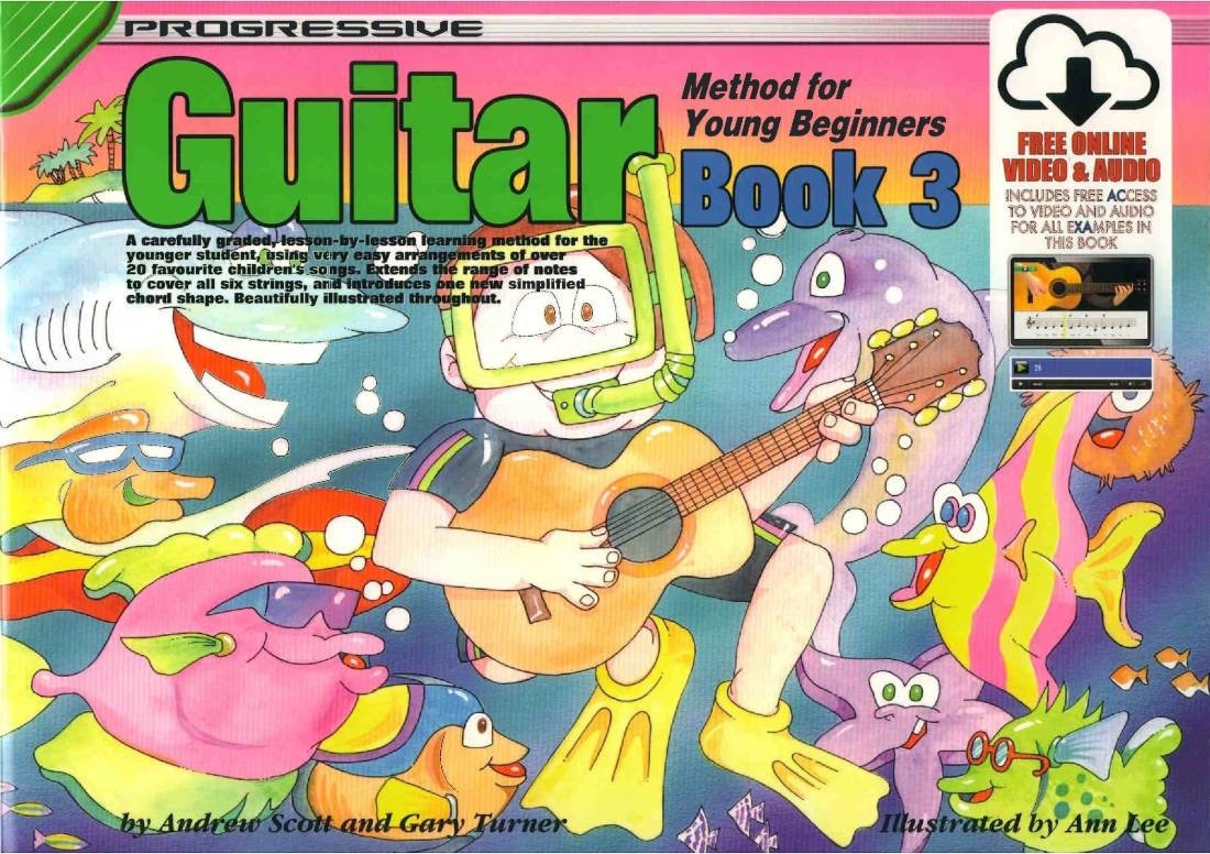 Progressive Guitar Method for Young Beginners, Book 3 - Scott/Turner - Guitar - Book/Media Online