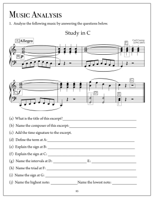 Elementary Music Rudiments, Basic - Sarnecki - Book
