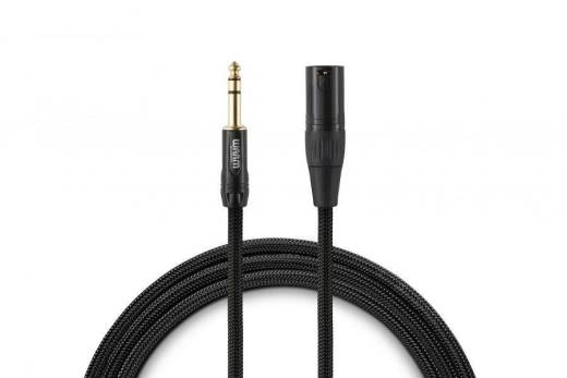 Premier Series Studio & Live XLRM-TRSM Cable - 3 foot