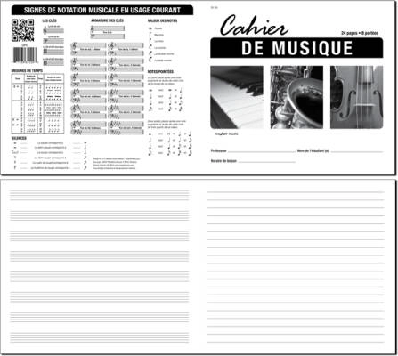 Mayfair Music - Cahier de musique -  (8 portees, 48 Pgs) - Manuscript