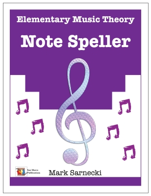 San Marco Publications - Elementary Music Theory, Note Speller - Sarnecki - Book