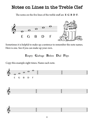 Elementary Music Theory, Note Speller - Sarnecki - Book