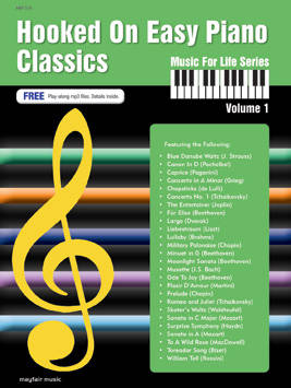 Hooked on Easy Piano Classics, Volume 1 - McLean - Piano - Book/Audio Online