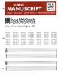 Long & McQuade - Guitar Manuscript Paper - Frames, TAB, Staff\/3-Hole Punched - Pad
