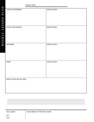 Musician\'s Practice Planner - Book