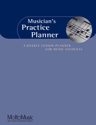 Molto Music - Musicians Practice Planner - Book