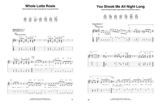 AC/DC: Easy Guitar with Riffs and Solos - Guitar TAB - Book