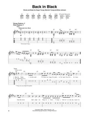 AC/DC: Easy Guitar with Riffs and Solos - Guitar TAB - Book