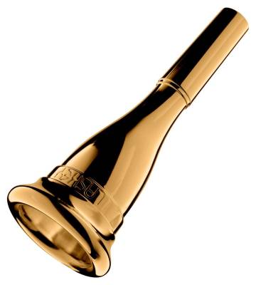 Laskey - Gold-Plated French Horn Mouthpiece (European Shank) - 70G