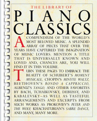 Music Sales - Library of Piano Classics - Piano - Book