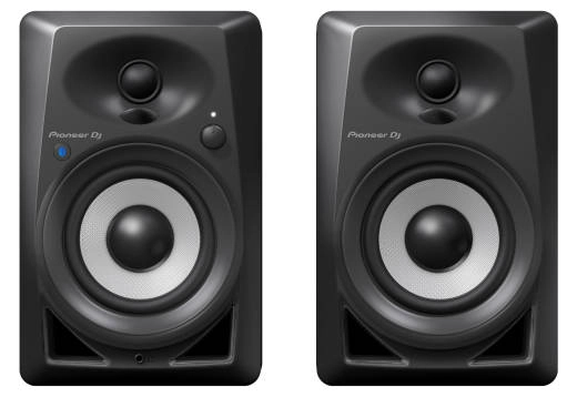 Pioneer DJ - DM-40BT Active Desktop Monitors with Bluetooth Connectivity (Pair) - Black