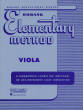 Rubank Publications - Rubank Elementary Method - Ward - Viola - Book
