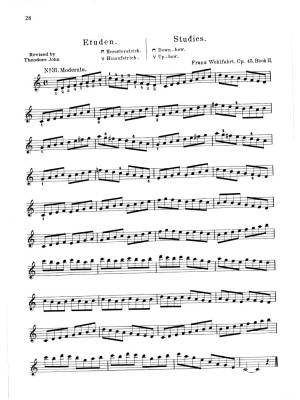 60 Studies, Op. 45 (Complete, Books I and II) - Wohlfahrt - Violin - Book