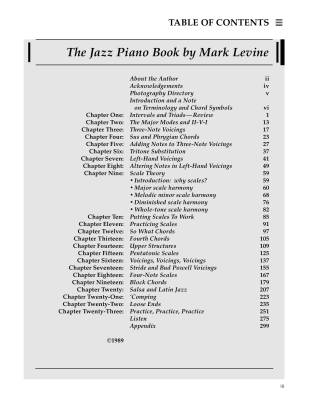 The Jazz Piano Book - Levine - Piano - Book