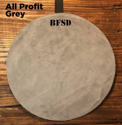 Big Fat Snare Drum - The Millionaire Suede Snare Drum Muffler, 14 - All Profit Gray