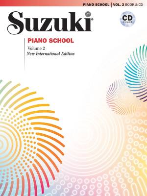Suzuki Piano School New International Edition Volume 2 - Piano - Book/CD