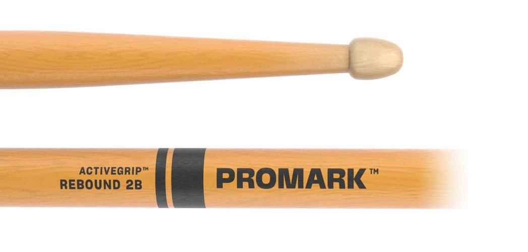 Rebound ActiveGrip Clear Hickory Drumsticks - 2B