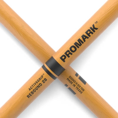 Rebound ActiveGrip Clear Hickory Drumsticks - 2B