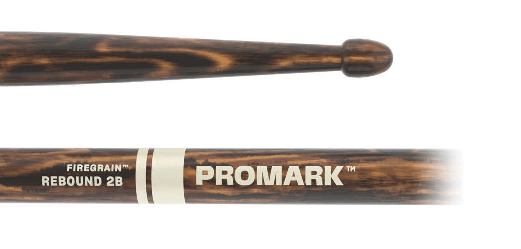 Rebound Lacquered FireGrain Drumsticks - 2B