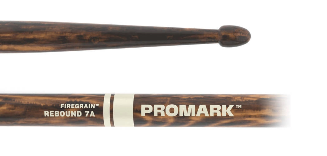 Rebound Lacquered FireGrain Drumsticks - 7A