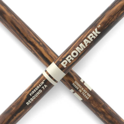 Rebound Lacquered FireGrain Drumsticks - 7A