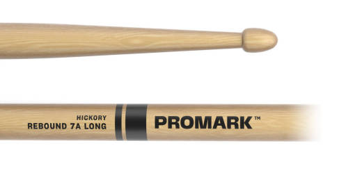 Rebound Long Lacquered Hickory Drumsticks - 7A
