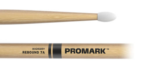Rebound Lacquered Hickory Nylon Tip Drumsticks - 7A