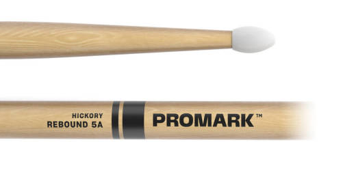 Rebound Lacquered Hickory Nylon Tip Drumsticks - 5A