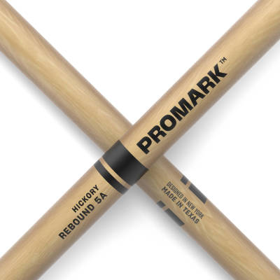 Rebound Lacquered Hickory Nylon Tip Drumsticks - 5A