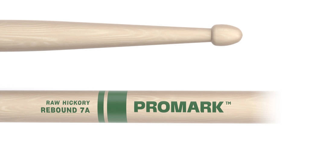 Rebound Raw Hickory Drumsticks - 7A