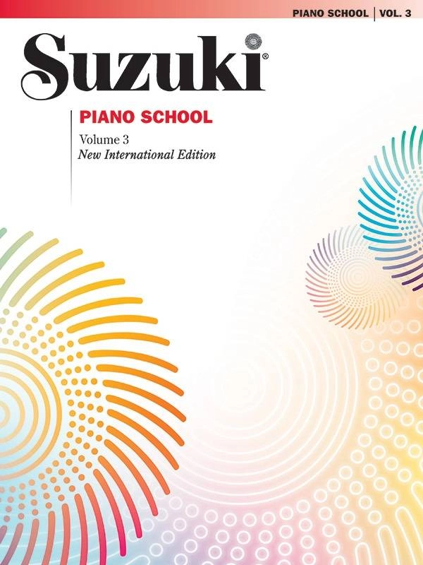 Suzuki Piano School New International Edition Volume 3 - Piano - Book