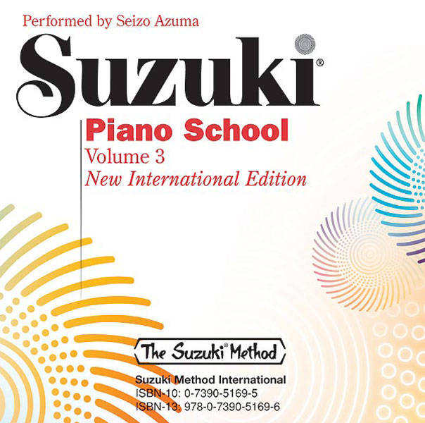 Suzuki Piano School New International Edition Volume 3 - Piano - CD
