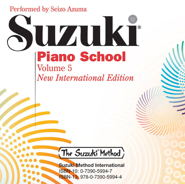 Suzuki Piano School New International Edition Volume 5 - Piano - CD