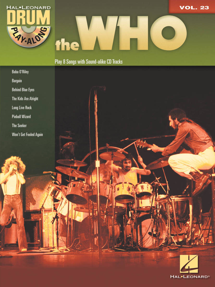 The Who: Drum Play-Along Volume 23 - Drum Set - Book/CD