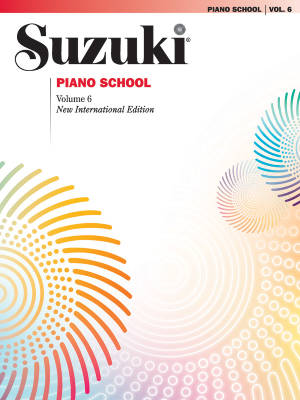 Suzuki Piano School New International Edition Volume 6 - Piano - Book