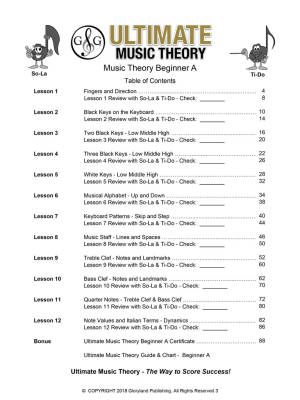 Music Theory, Beginner A - St. Germain/McKibbon-U\'Ren - Book