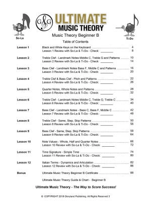 Music Theory, Beginner B - St. Germain/McKibbon-U\'Ren - Book