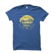PRS Guitars - Bay Bridge Tee, Yellow on Blue - Medium