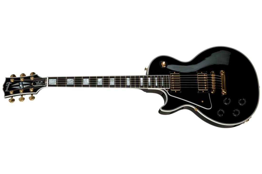 Les Paul Custom Ebony Fingerboard, Left-Handed - Ebony