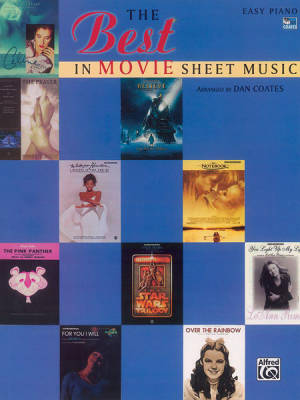 Alfred Publishing - The Best in Movie Sheet Music - Coates - Easy Piano - Book