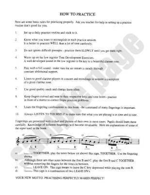 Galper Clarinet Method, Book 1 - Clarinet - Book