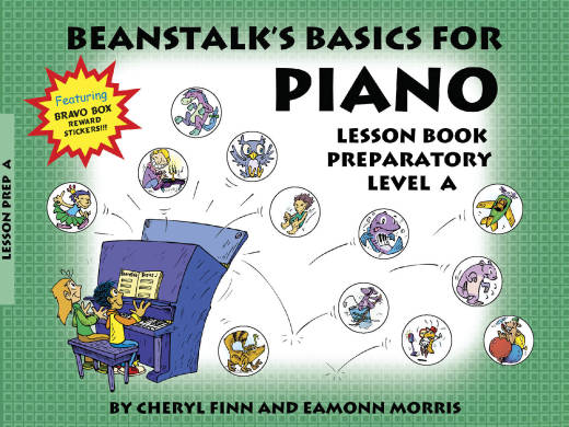 Willis Music Company - Beanstalks Basics for Piano Lesson Book, Preparatory Book A - Finn/Morris - Piano - Livre
