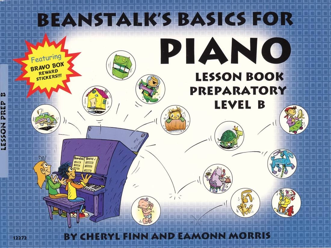 Beanstalk\'s Basics for Piano Lesson Book, Preparatory Book B - Finn/Morris - Piano - Book