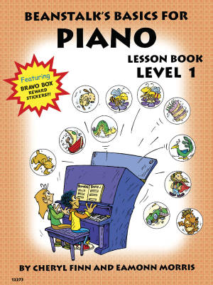Willis Music Company - Beanstalks Basics for Piano Lesson Book, Level 1 - Finn/Morris - Piano - Book