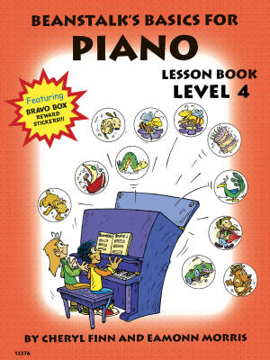 Willis Music Company - Beanstalks Basics for Piano Lesson Book, Level 4 - Finn/Morris - Piano - Book