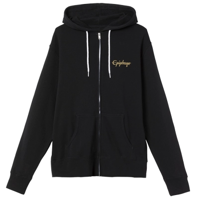 Fullzip Hoodie Black - XL