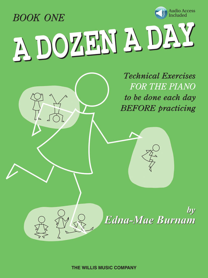 A Dozen a Day Book 1 - Burnam - Piano - Book/Audio Online
