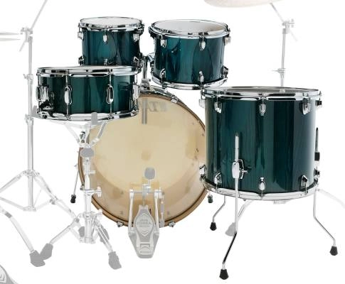 Superstar Classic 5-Piece Shell Pack (22,10,12,16,SD) - Gloss Sapphire Lacebark Pine