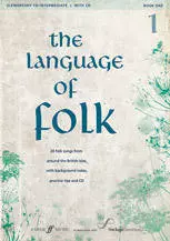 Language Of Folk, Bk.1 - Voice,  Elem/Intermeditate - Book/CD