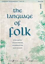 Alfred Publishing - Language Of Folk, Bk.1 - Voice,  Elem/Intermeditate - Book/CD